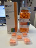 Dison Ear Plugs Orange 60 pairs w/5 cases, Soft  Anti Noise Hearing Protection