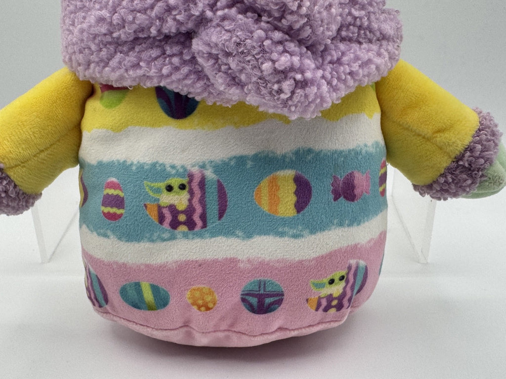 Baby Yoda Grogu Easter Plush 8" Star Wars Mandalorian Colorful Eggs, Stuffy