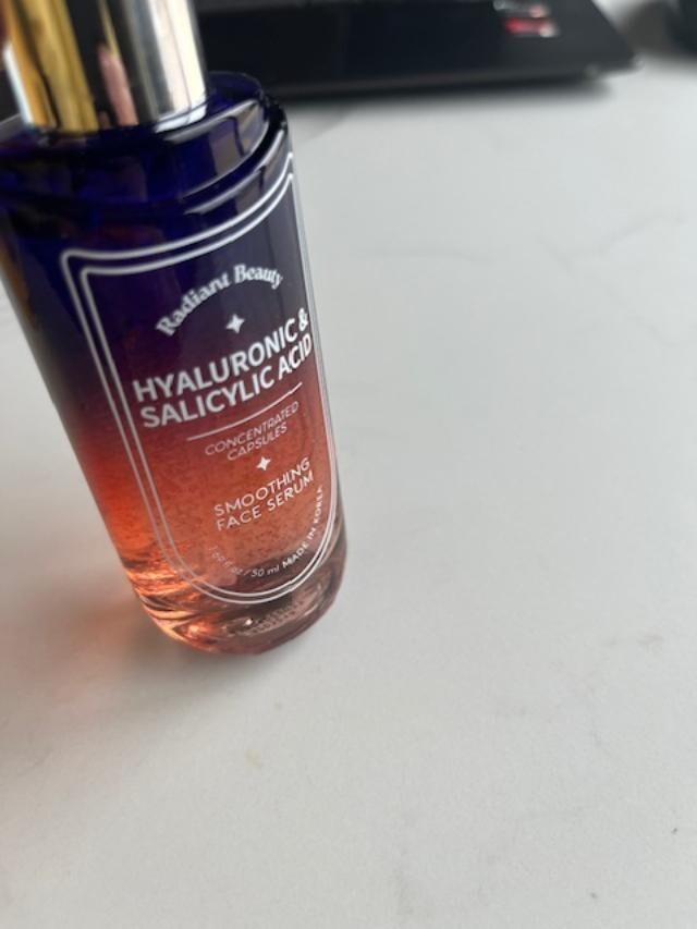 Radiant Beauty Hyaluronic & Salicylic Acid Smoothing Facial Serum-1.69 oz NO Cap