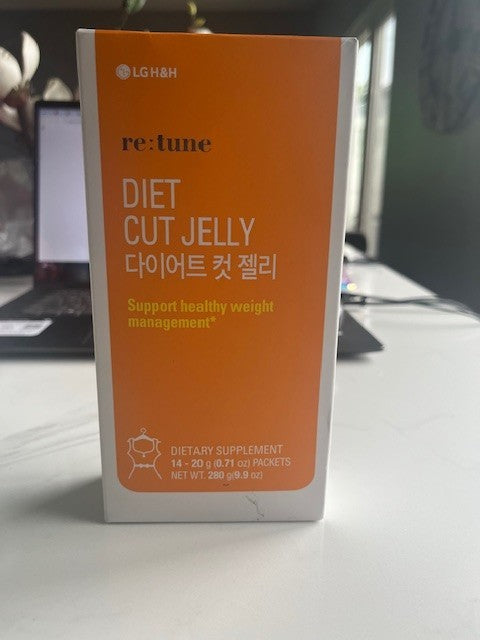 LG H&H RE:TUNE DIET CUT JELLY SUPPLEMENT  14 PACKS  Manage Diet Weight 03/2026