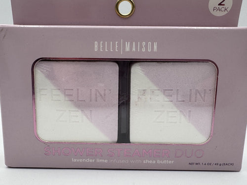2 pk.-Belle Maison Shower Steamer Set Lavender & Coconut Duo Set, 4pc NIB