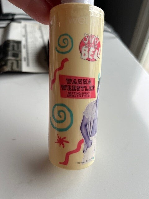 WET N WILD Saved By the Bell Setting Spray 3.4 oz. 100ml./ WANNA WRESTLE, No Cap