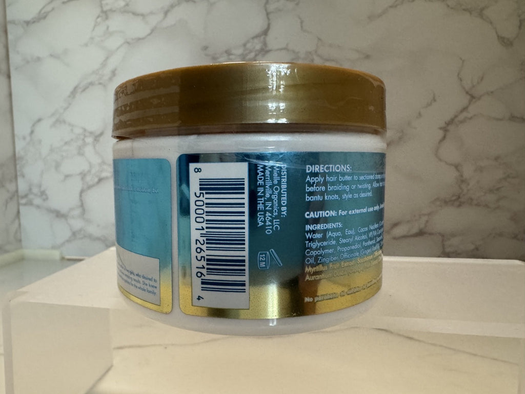 Mielle MoistureRX Hawaiian Ginger Moisturizing Hair Butter 12oz, New Sealed