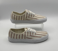 Vans X Madewell Authentic Unisex Lace Up Shoe, Men's 7, Women's 8.5, Pink/White