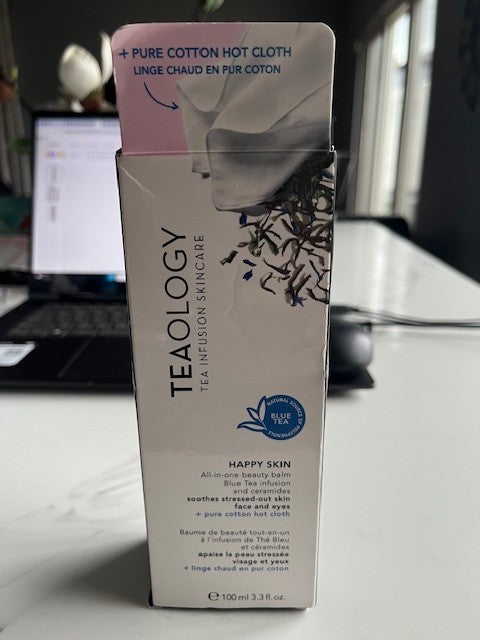 Teaology Happy Skin All In One Beauty Balm 3.3oz w/ Pure cotton hot cloth SEALED