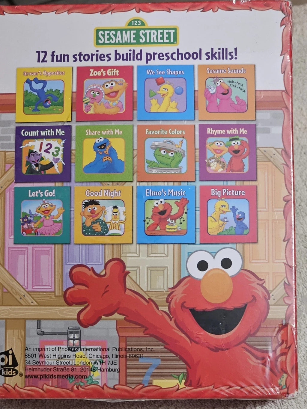 Sesame Street 12 Board Books, Pre School, Toddler, Pre-owned,Excellent condition