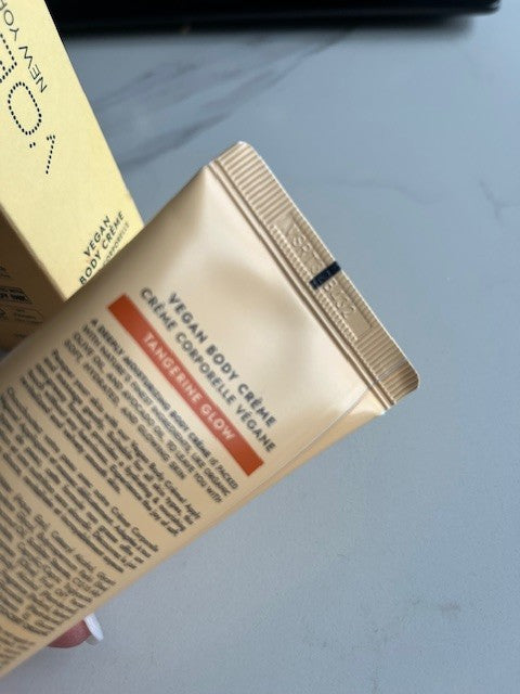 NEW SEALED VOESH NEW YORK VEGAN BODY CREME- TANGERINE GLOW, 3 oz -SEALED NEW
