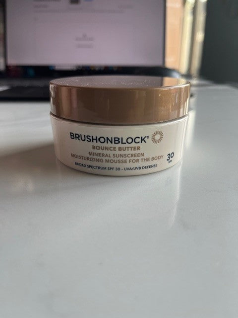 Brush On Block Bounce Butter Mineral Sunscreen Moisturizing Mousse For The Body