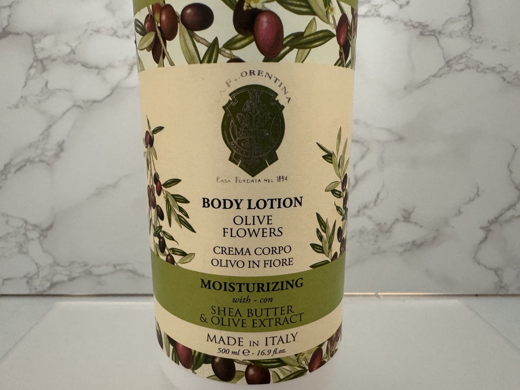 La Florentina Body Lotion- Olive Flowers w/ Shea Butter & Olive Extract 16.9oz