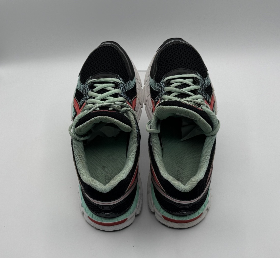 ASICS Gel Excite 2 Women's Running Shoes Black Aqua Coral Size 9.5, Pre-owned