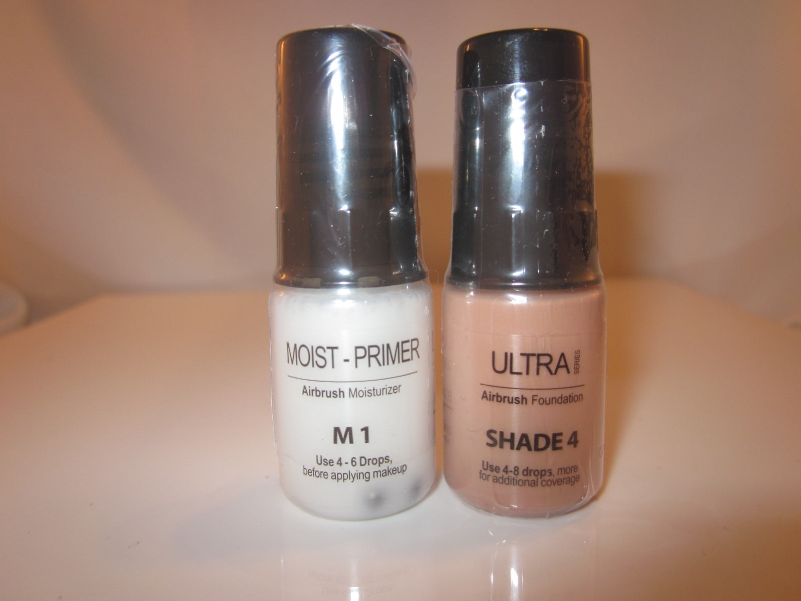 New Luminess Air/Stream Airbrush Makeup Ultra Shade 4 & Primer .25ozea Free Ship