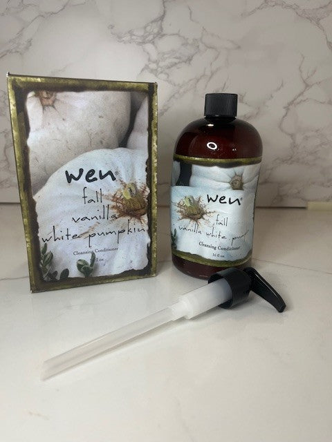 Wen Chaz Dean Fall Vanilla White Pumpkin Cleansing Conditioner 16oz w/Pump, NIB