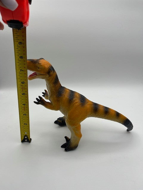 3pc Vintage Dinosaur Toys Lot, 8 Inch Play Toys, Pre-owned, Excellent Condition