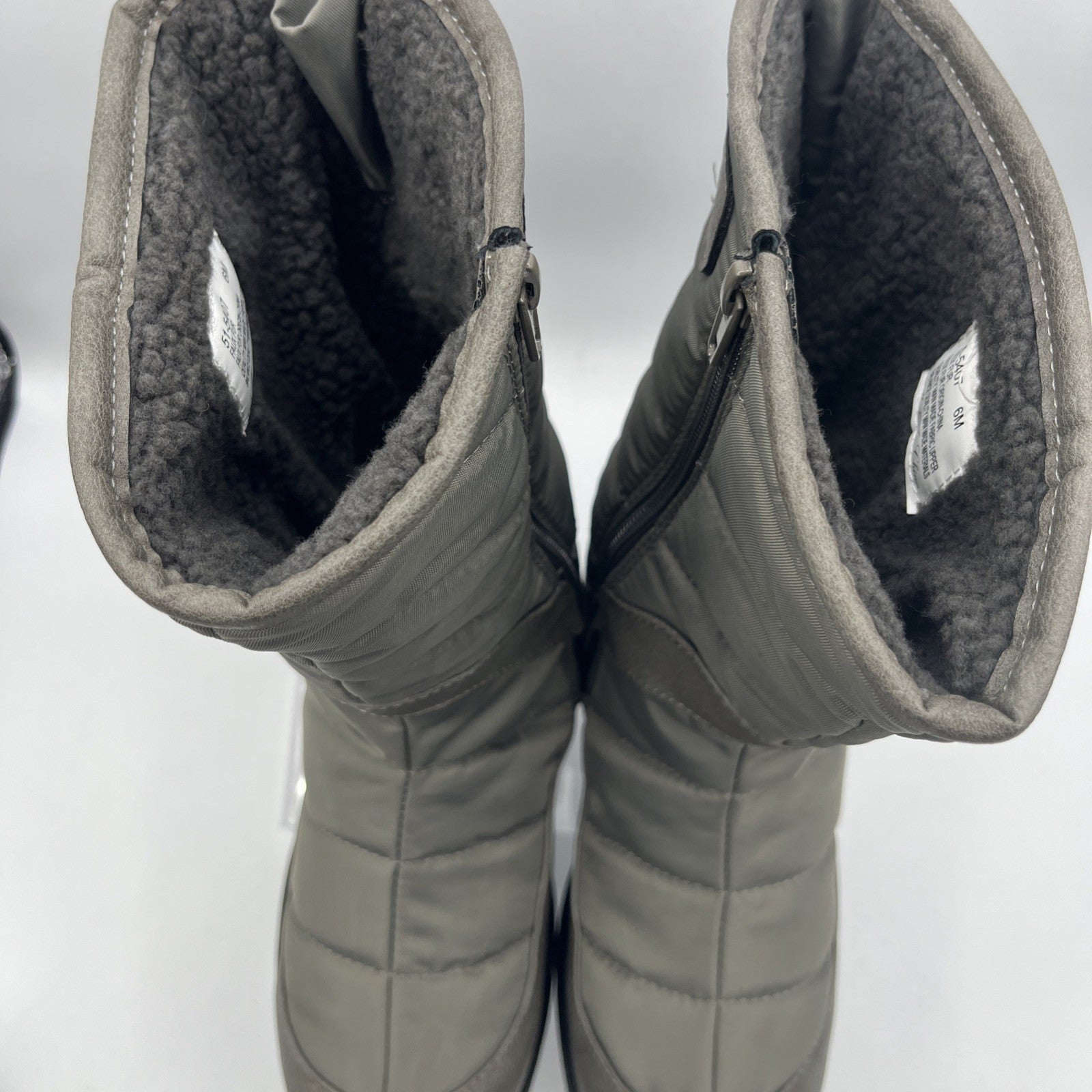 Bella Vita Women's Nylon Aspen Flat Winter Boot, Grey, Waterproof 11 Wide NIB