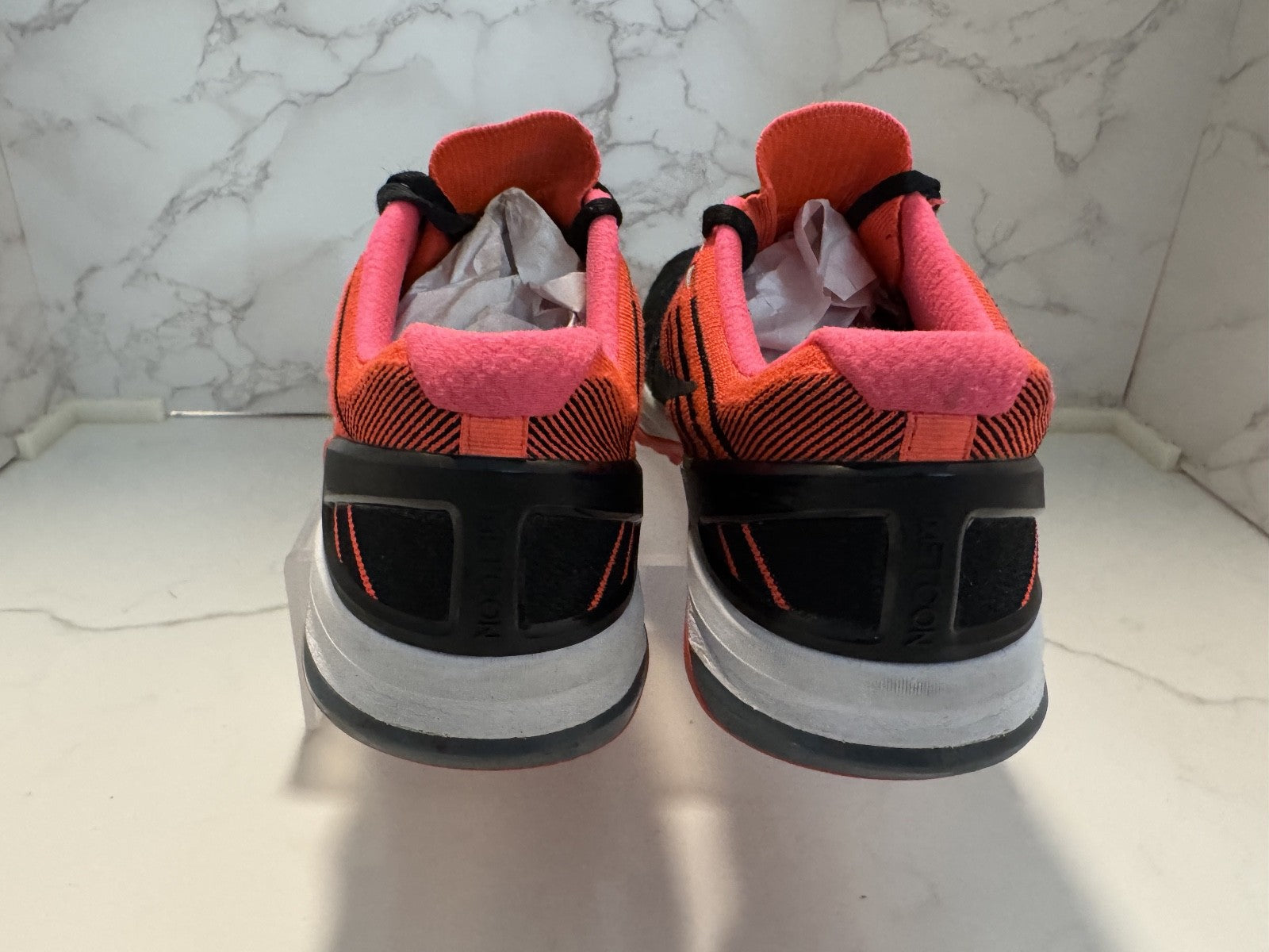 Nike Metcon DSX Flyknit Black & Pink Size 8.5 Crosstraining,Pre-owned, Excellent