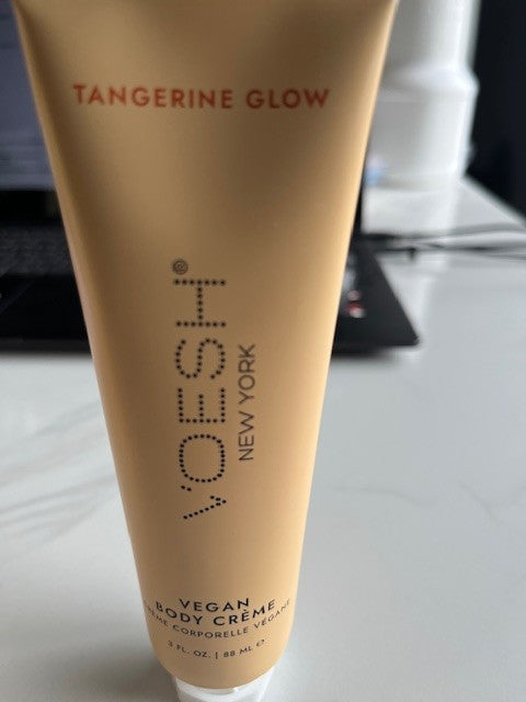 NEW SEALED VOESH NEW YORK VEGAN BODY CREME- TANGERINE GLOW, 3 oz -SEALED NEW