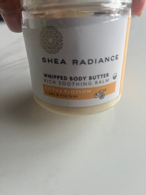 Shea Radiance Whipped Body Butter CITRUS BLOSSOM 5 oz Rich Soothing Balm SEALED