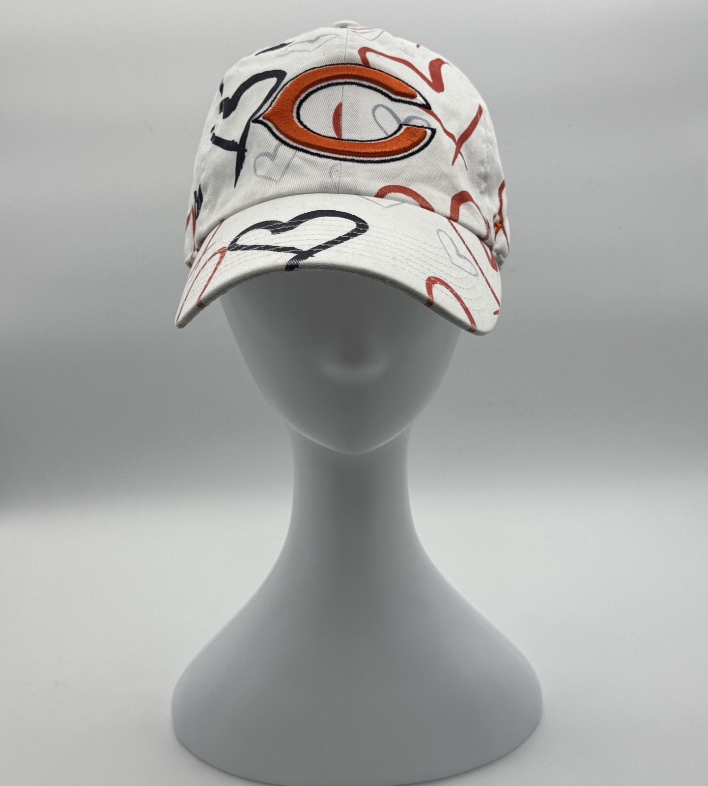 Chicago Bears 47' NFL Youth Hearts Clean Up Adjustable Dad Hat Cap