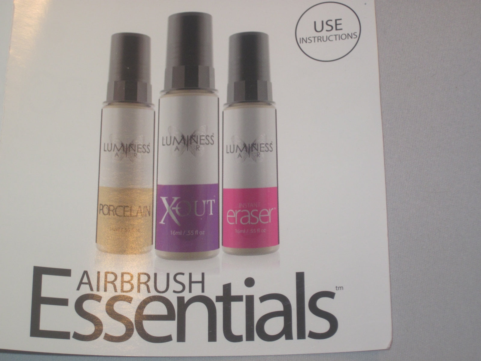 Luminess AirBrush Makeup X-Out Concealer Dark Circles, Ultra Hydrating Tan/Warm