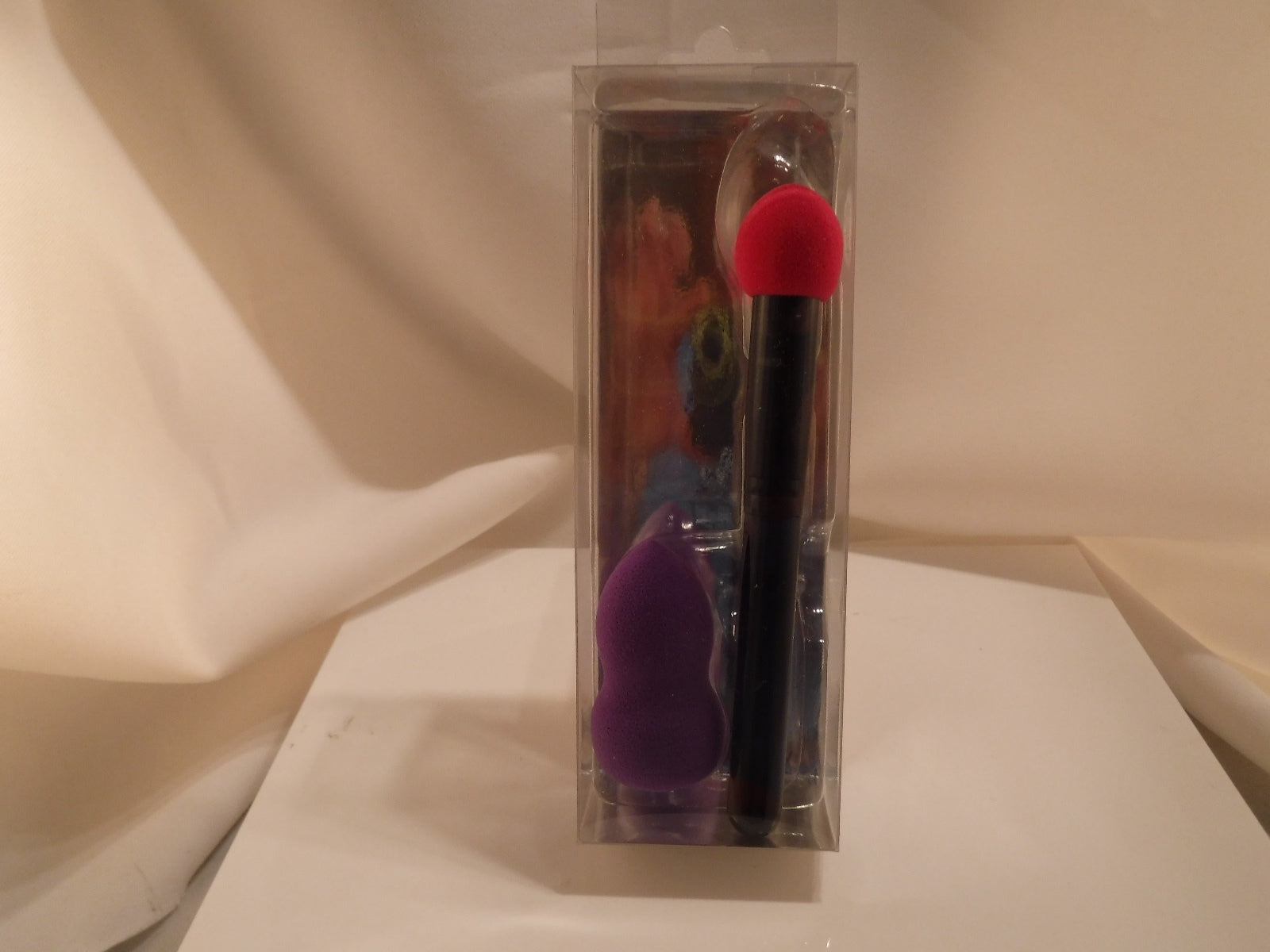 Beauty Blending Sponge Makeup w/Handle & Mini Sponge Foundation Cream