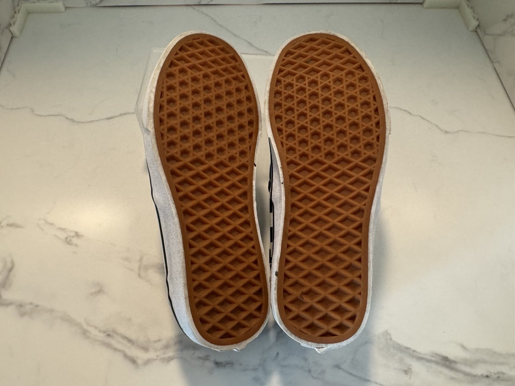 Vans Women's Floral Checked Canvas Skate Shoes, Size 6, Pre-owned, Excellent