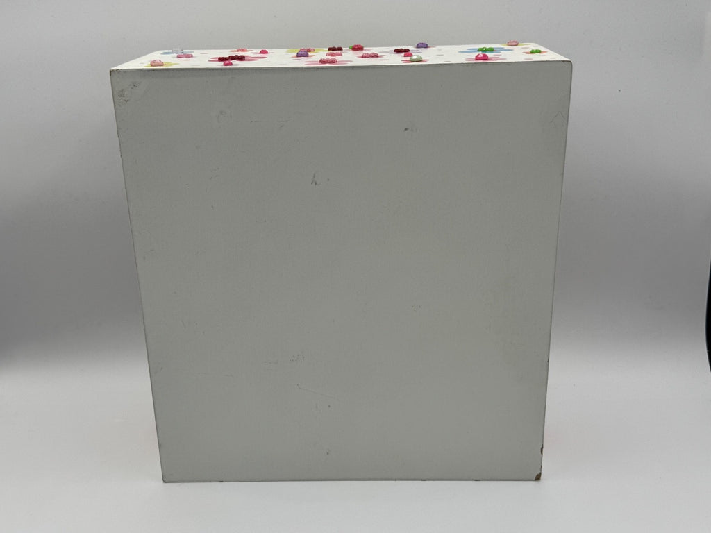Bead Bazaar Girls 3-Drawer Wooden Jewelry/Storage Box Hearts Butterflies Flowers