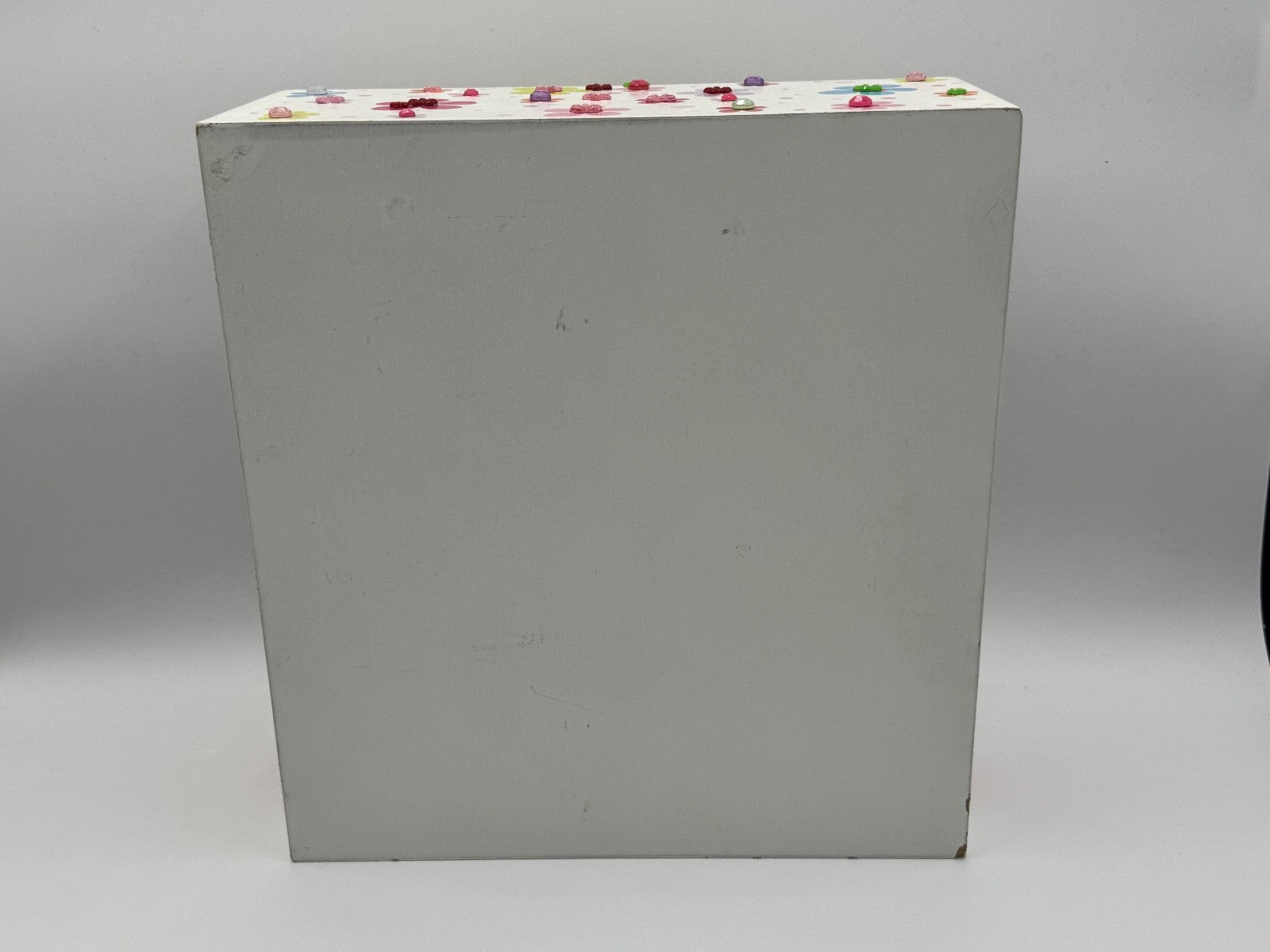 Bead Bazaar Girls 3-Drawer Wooden Jewelry/Storage Box Hearts Butterflies Flowers