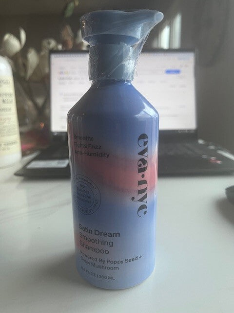 Eva NYC Satin Dream Smoothing Shampoo Fights Frizz- Anti-Humidity 8.8 oz SEALED