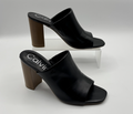 Calvin Klein Women's Jotie Block Heel Dress Sandals Black, Size 8m, pre-owned