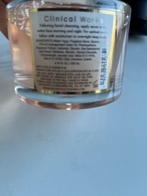 New Clinical Works Vitamin C Brightening Facial Boosting Serum 6.76 Fl oz NEW