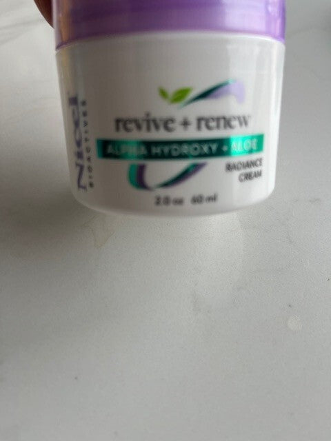 Nicel Bioactives Revive+Renew Alpha Hydroxy+Aloe Radiance Cream 2oz. New SEALED