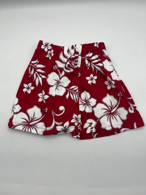 Aloha Republic Toddler Boy Tropical 2 pc. Shirt Short Set Red Floral Size 1T NWT