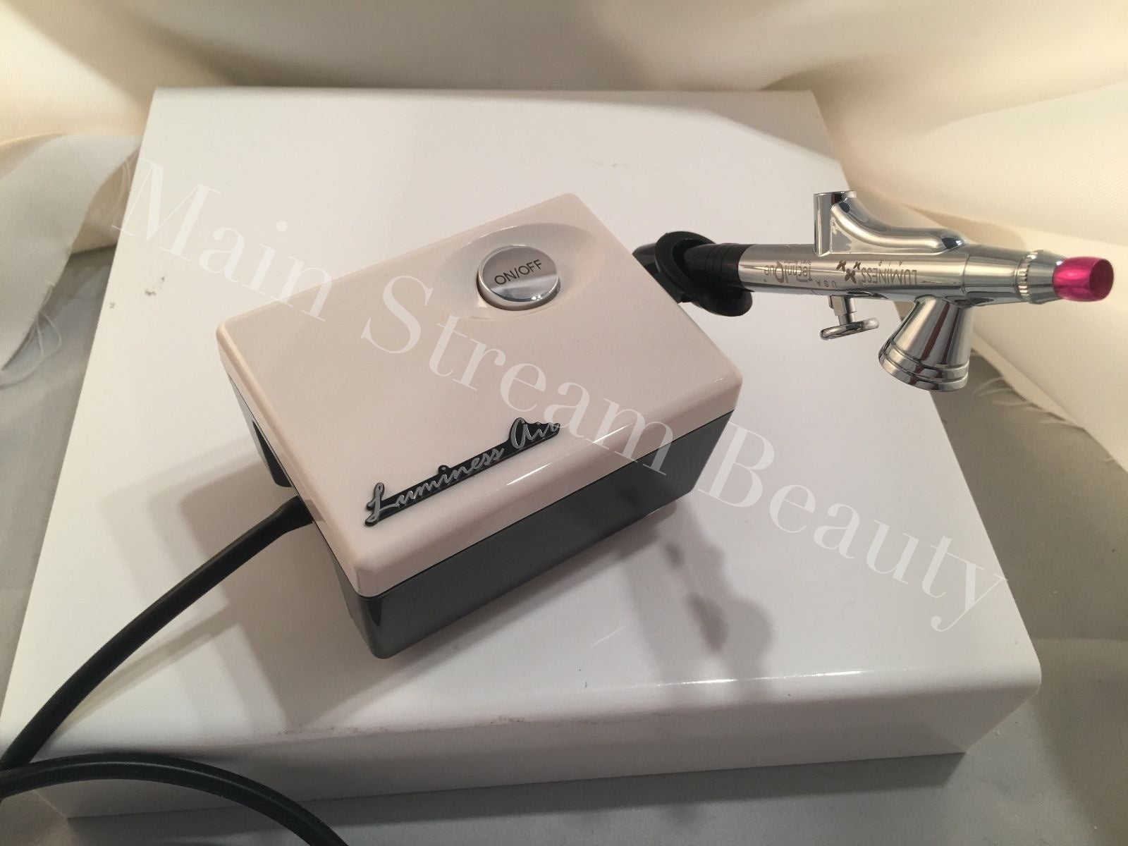 Luminess Air Airbrush Legend White System & Pink Tip No Drip Stylus 5pc Warm