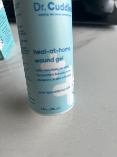 DR CUDDLES heal-at-home Wound Gel Care Pets Dogs & Cats 8oz 09/26 Non Toxic NIB