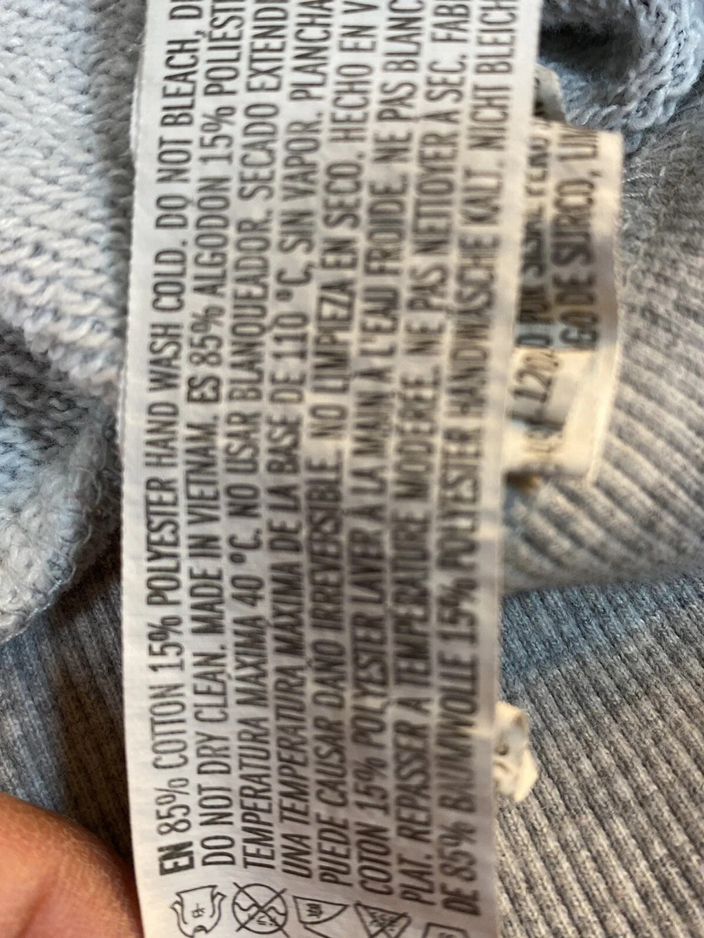 Women’s Forever 21 Pullover Sweatshirt Size S, Gray/Black, Pre-owned, Excellent