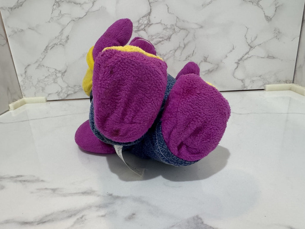 All Aboard Barney Dinosaur Musical Talking Moving Dancing Train Conductor 2002