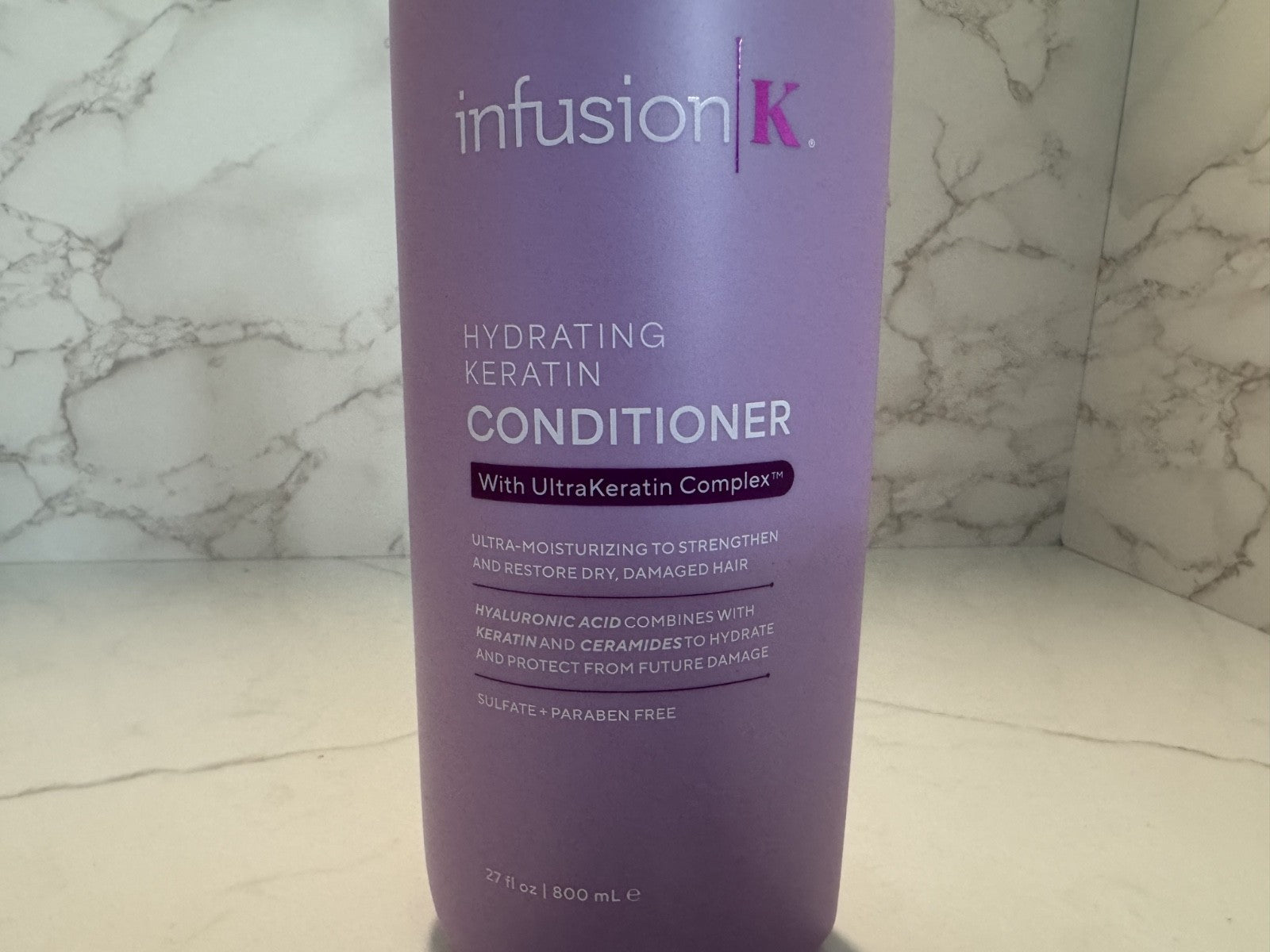 Infusion k Hydrating Keratin Hair Conditioner Complex 27oz, Ultra-Moisturizing