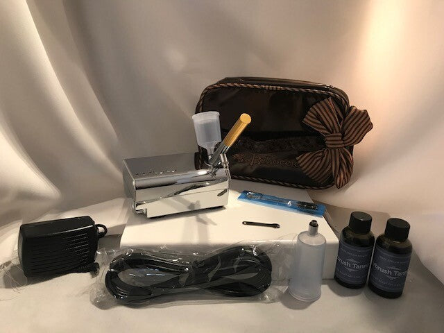 Belloccio PRO Sunless Tanning Airbrush/makeup System Med. Solution Travel Case