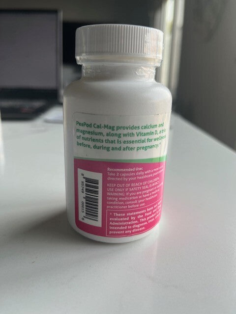 Peapod, Cal-Mag Dietary Supplement,during/after Pregnancy Nursing 60 Caps, 03/27