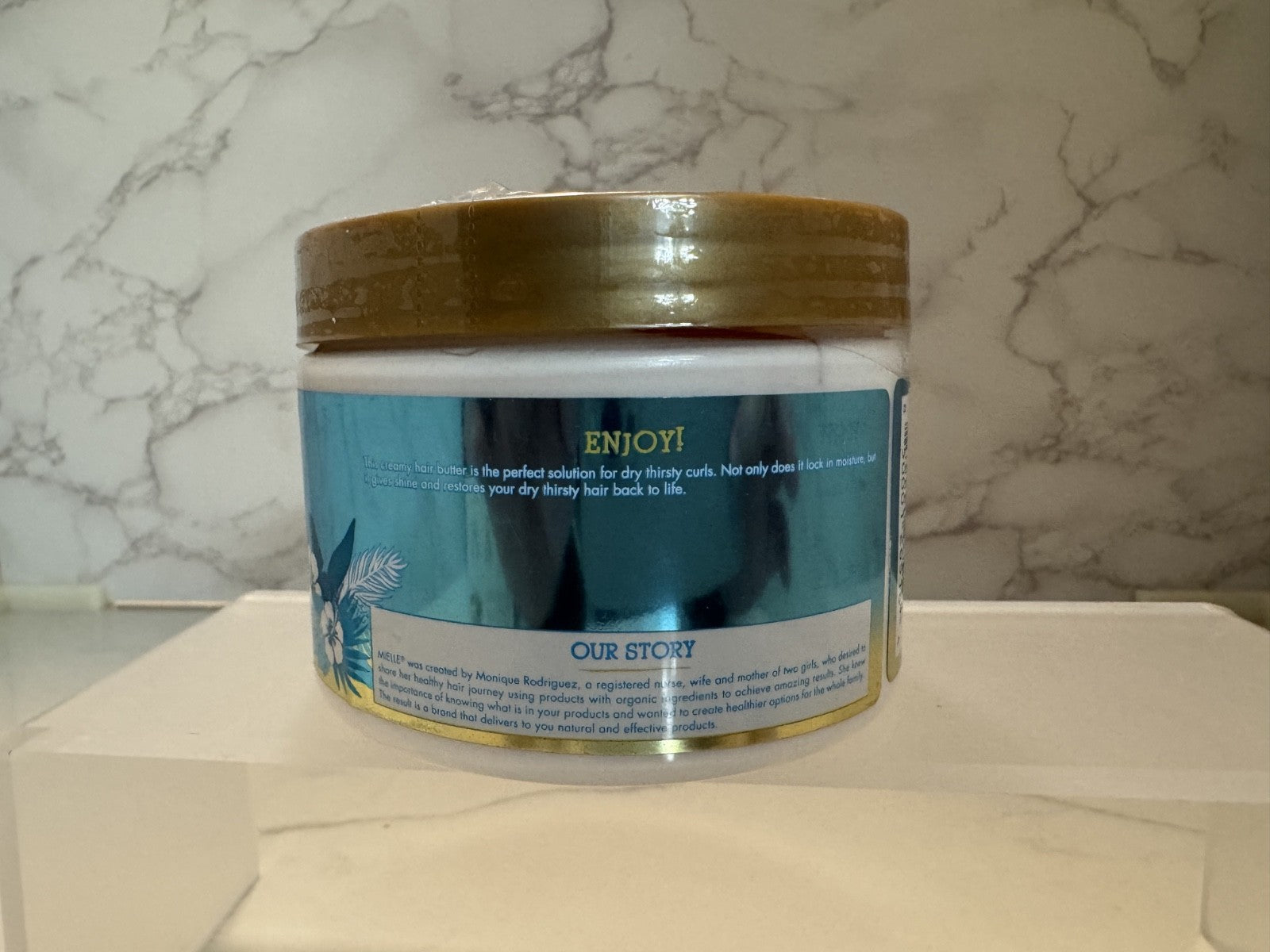 Mielle MoistureRX Hawaiian Ginger Moisturizing Hair Butter 12oz, New Sealed