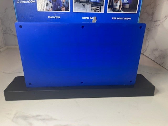 Bud Light LED Lightbox 12" x 2.5"Micro USB Power Man Cave Game Room Bar Gift NIB
