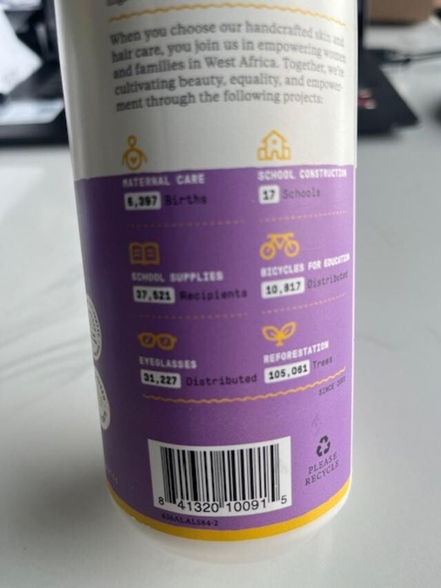 Alaffia Babies & Kids Body Lotion Lemon Lavender w/Shea Butter 16oz 02/26 SEALED
