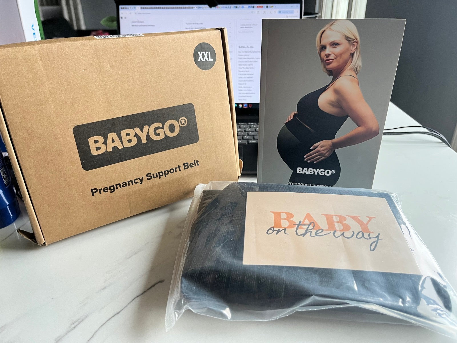 BABYGO Pregnancy Support Belt Maternity Band Immediate Relief &Comfort XXL-BLACK