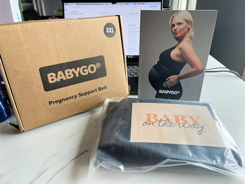 BABYGO Pregnancy Support Belt Maternity Band Immediate Relief &Comfort XXL-BLACK