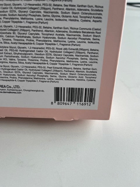 Dermal Shop Korea Collagen Face Mask  7 Days Facial Care 7 Mask Sealed 04/28 NIB