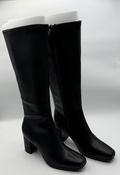 Aerosoles Micah Women's Knee High Boots Black Leather, Size 7M NIB