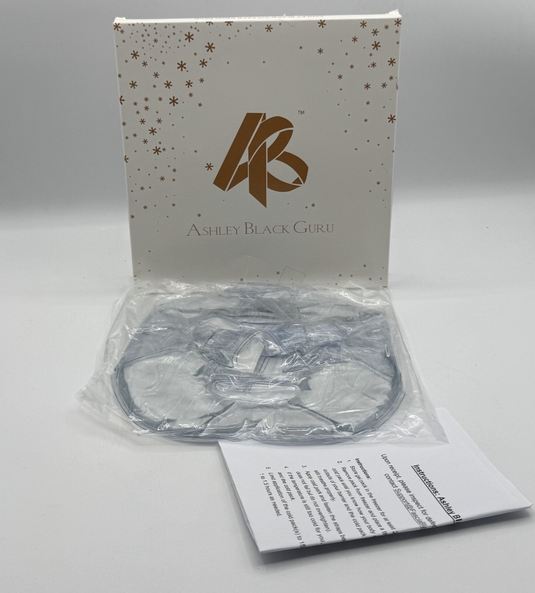 Ashley Black’s Face Kyro Pack, Face Ice Pack, Lightens Dark Circles, NIB
