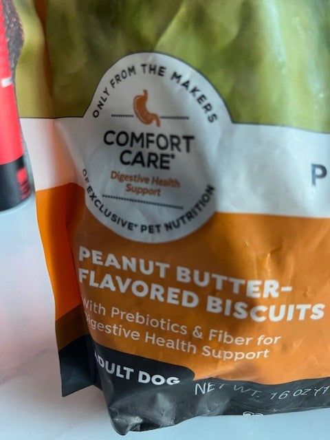 Exclusive Comfort Care Dog Snacks Biscuits Prebiotics + Fiber &Sizzlers Original