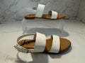 Wonder Nation White Wonder Nation Two-Strap Sandal Size 13 Girls, Pre-owned