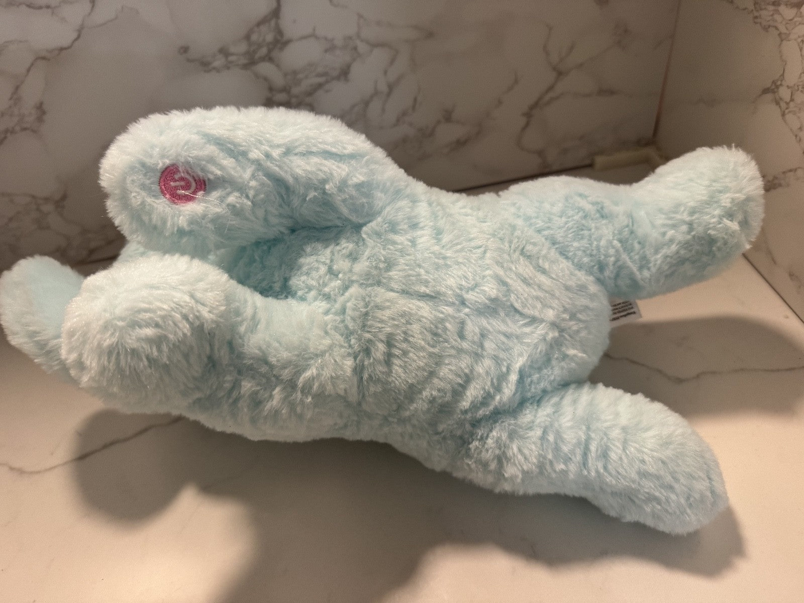 Yangzhou Step Toys & Gifts Plush Blue Dog 13" Lights Up, Confirmed Working
